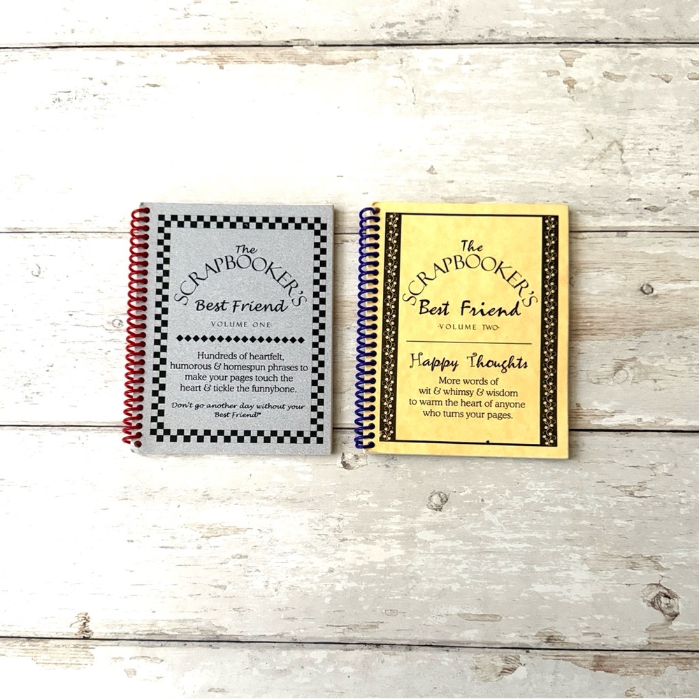 The Scrapbookers Best Friend Books Volume 1 & 2 by Chatterbox Scrapbooking NEW